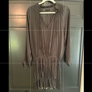 Current Air long sleeve grey mini dress